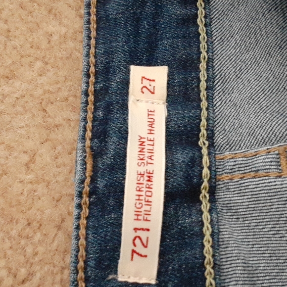 Levi's 721 high rise skinny jeans - Picture 7 of 8